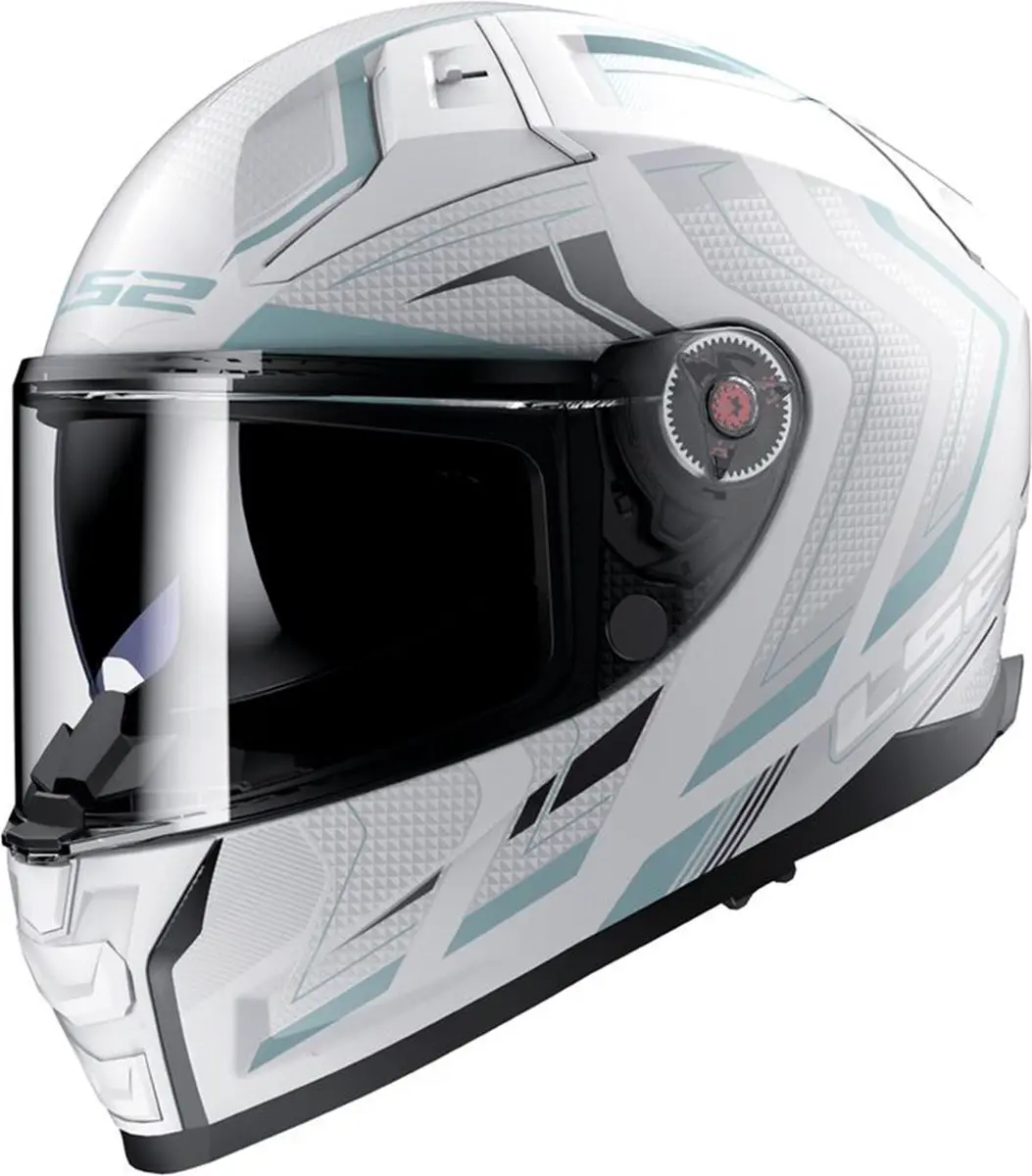 LS2 FF811 Vector II Integraalhelm - XXXXL - Zilver/Wit - afbeelding 2 van 2