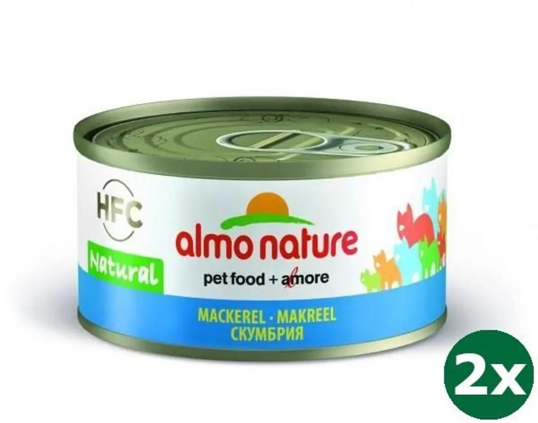 Almo nature cat makreel kattenvoer 48x70 gr