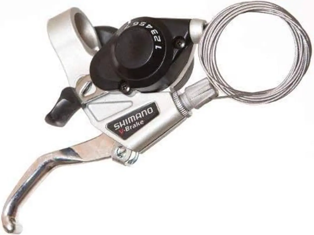 Shimano stef 28 8v duimversteller zwart met remgreep