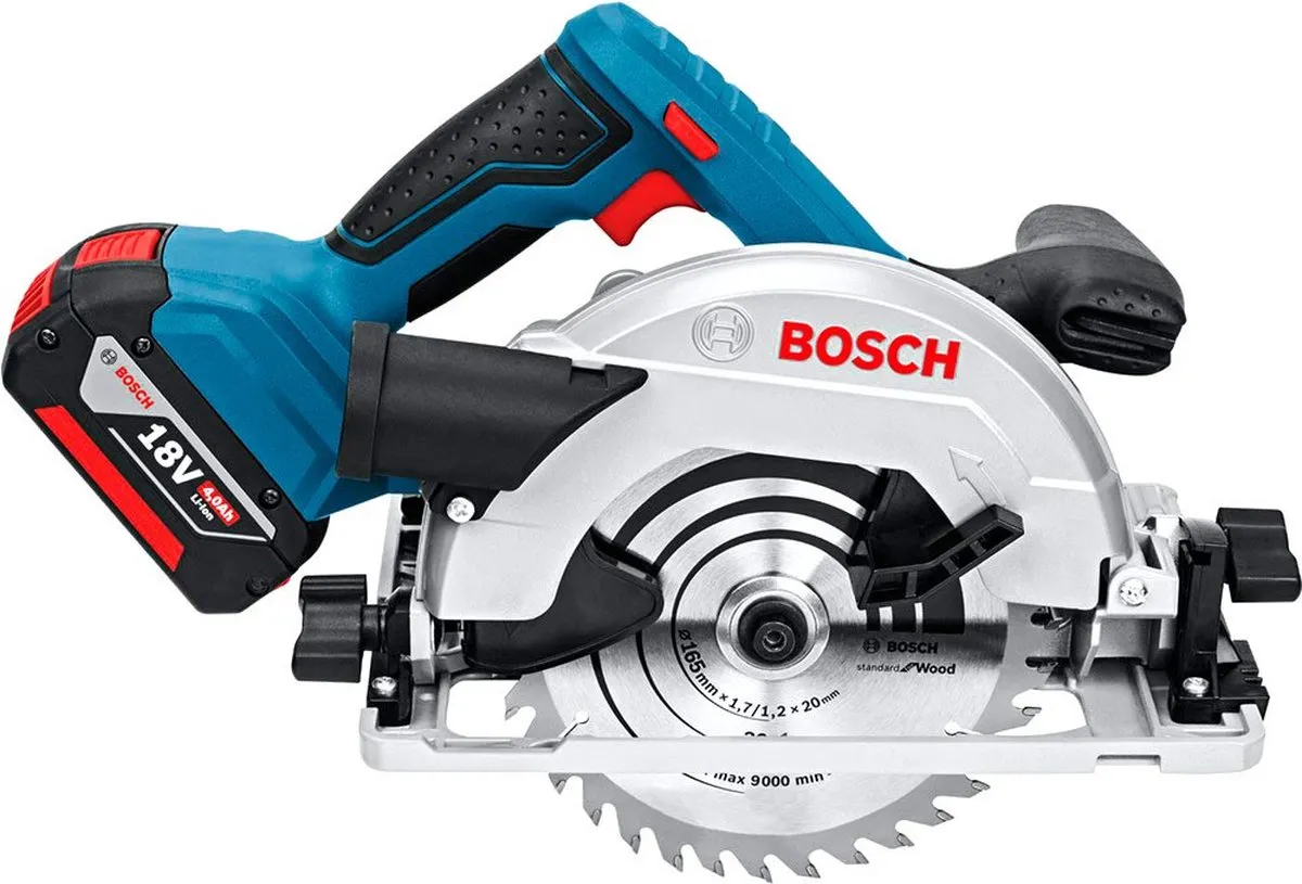 Bosch Professional GKS 18V-57 G Cirkelzaagset 165mm - 2x 4,0Ah