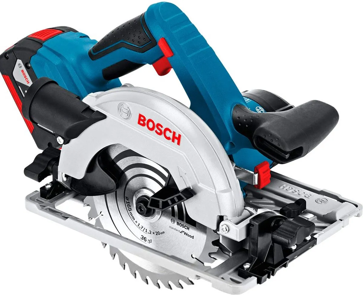 Bosch Professional GKS 18V-57 G Cirkelzaagset 165mm - 2x 4,0Ah