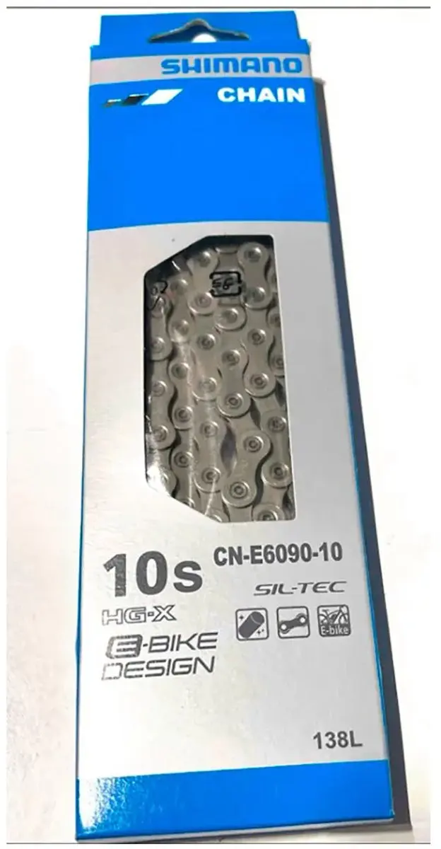 Shimano CNE6090 Ketting 10-speed - 138 Schakels - Zilver/Chroom - afbeelding 5 van 5