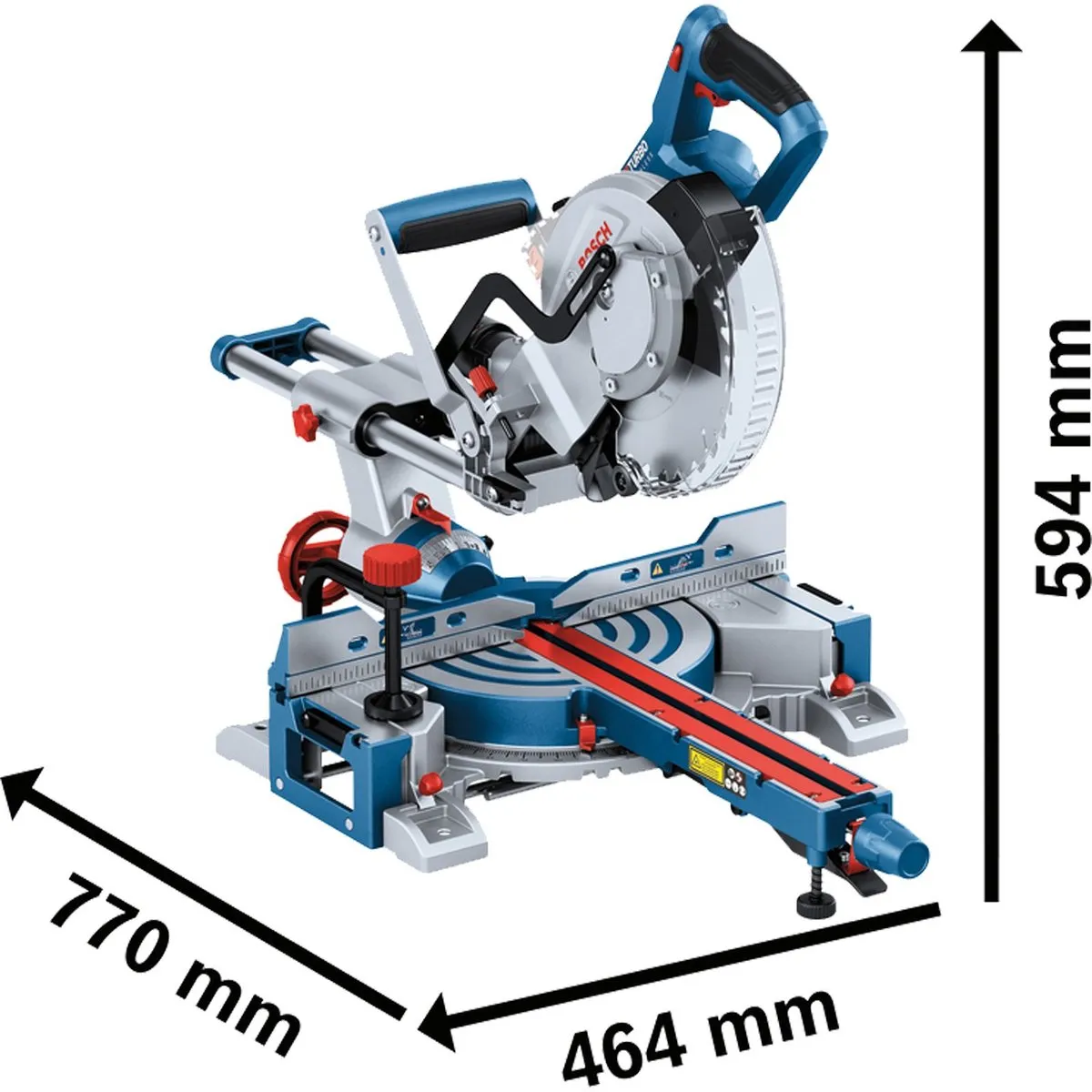 Bosch Professional GCM 18V-216 D Kap- en Verstekzaag 216mm - 18V