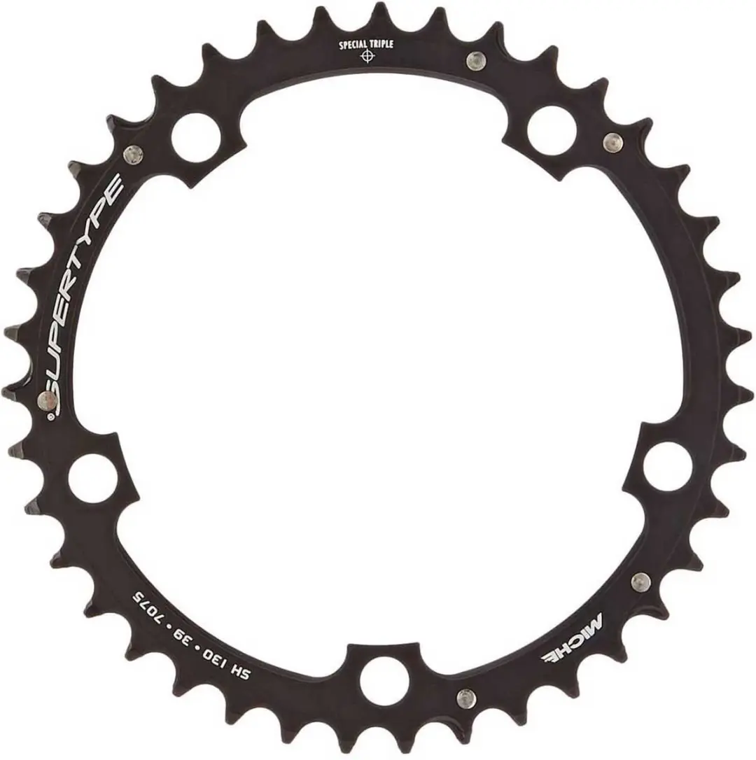 Shimano Supertype 130/42T Kettingblad - Zwart