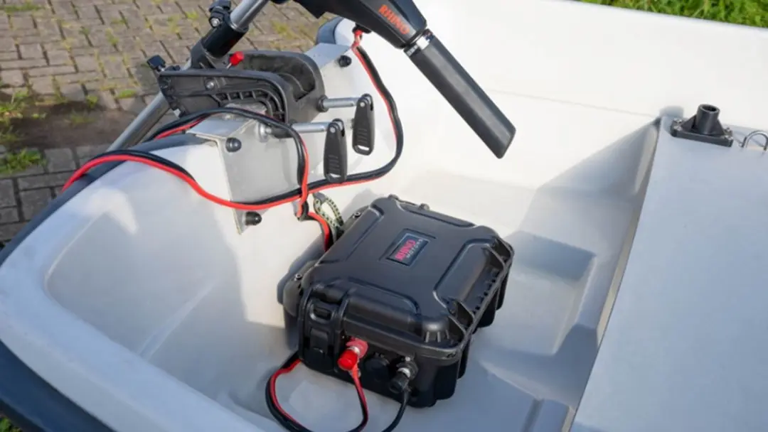 Rhino Lithium Outdoor Box 12V 50Ah - Rood/Zwart - afbeelding 5 van 6