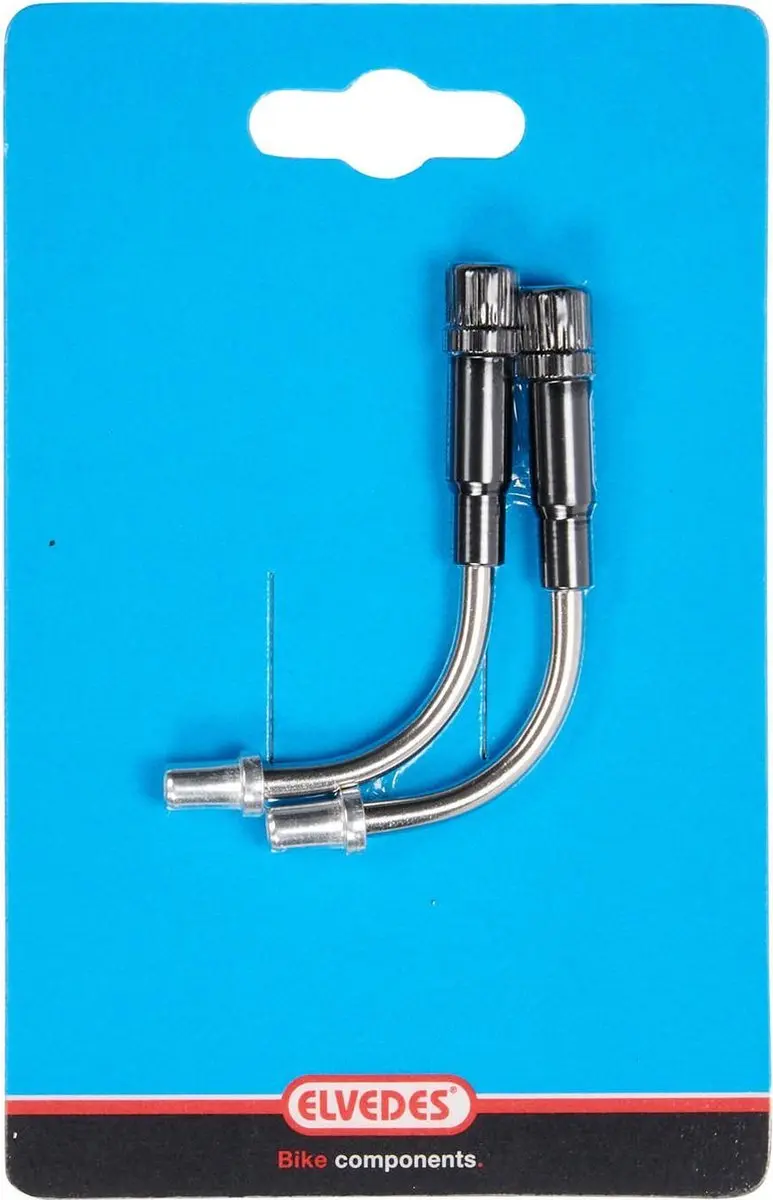 Elvedes RVS V-brake Bochtjes 90° - 2 Stuks