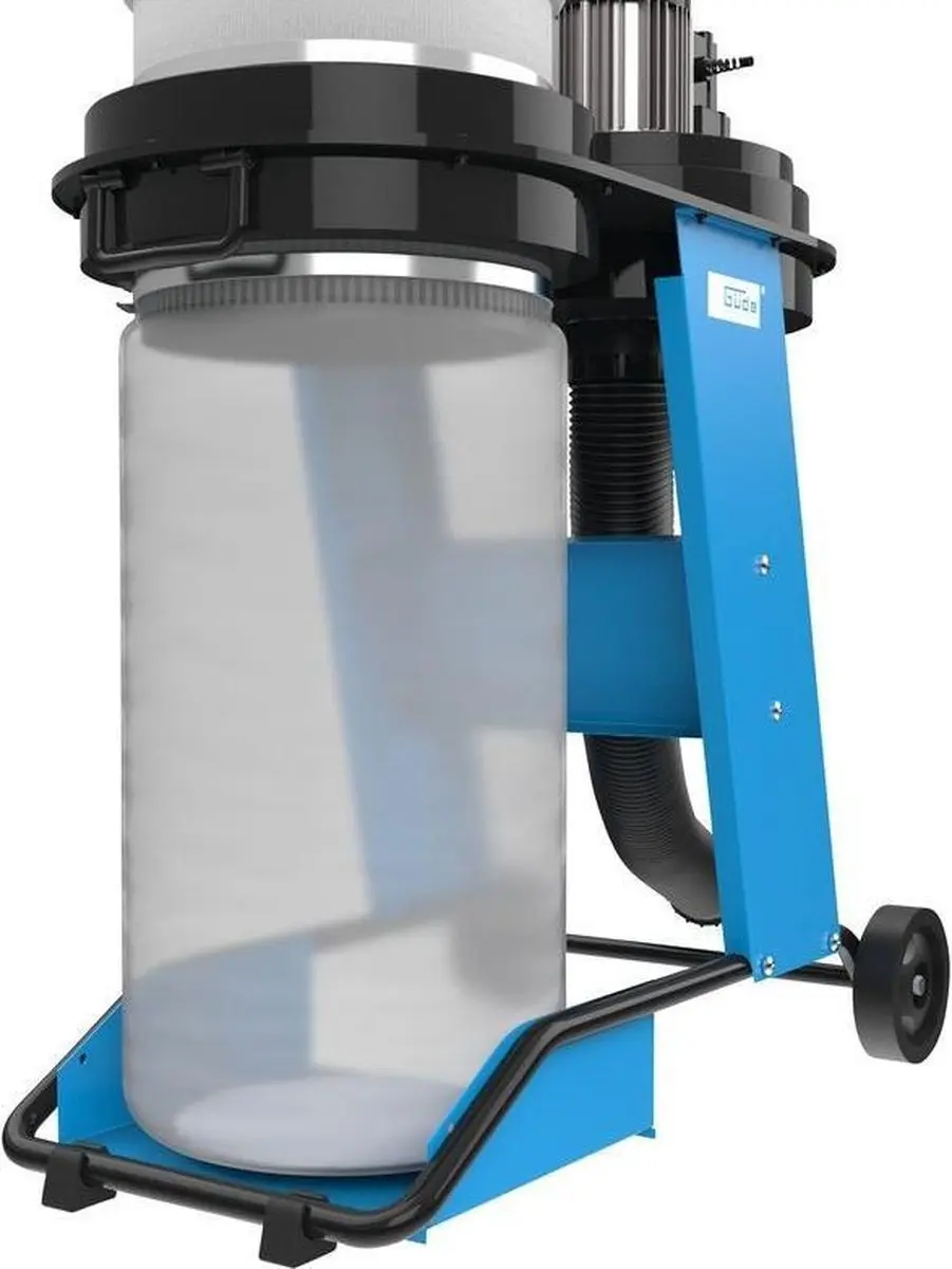 Güde GAA 65.1 Stof- en spaanafzuiging 550W - Blauw - afbeelding 2 van 5