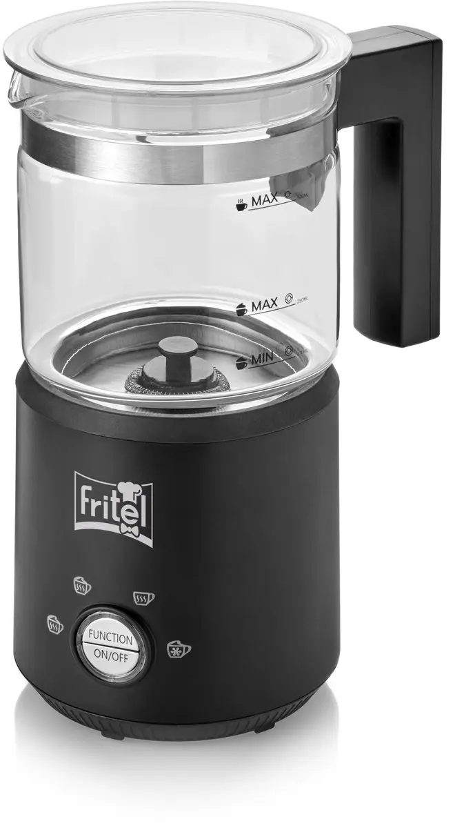 Fritel MF 1550 Melkschuimer - 600W - 500ml - Zwart
