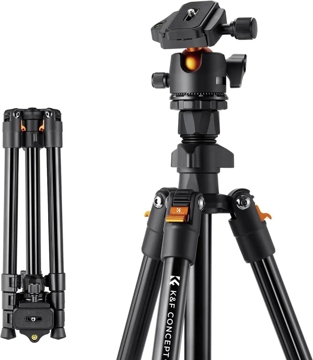 K&F Concept statief K234A1 + BH-28L balhoofd reisstatief tripod foto video camer