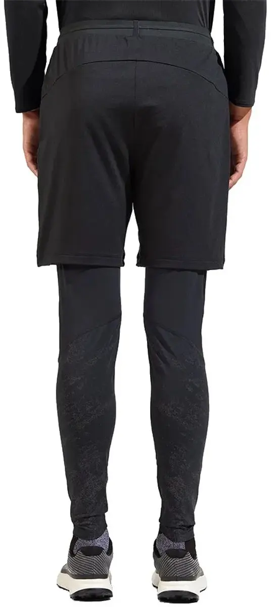 ODLO Zeroweight Insulator Korte Leggings M - Zwart - afbeelding 2 van 4