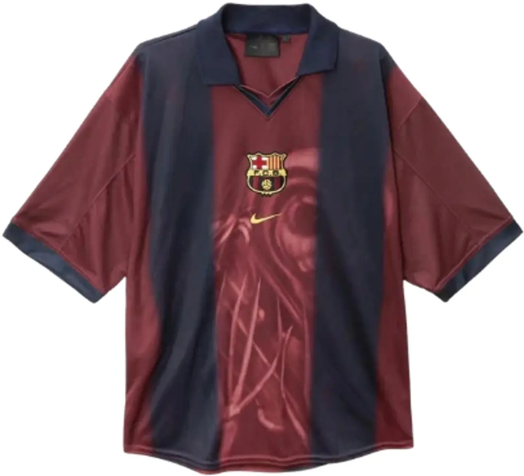 Travis Scott x Nike x FC Barcelona Retro 2000/01 Home Skeleton Jersey Multicolor