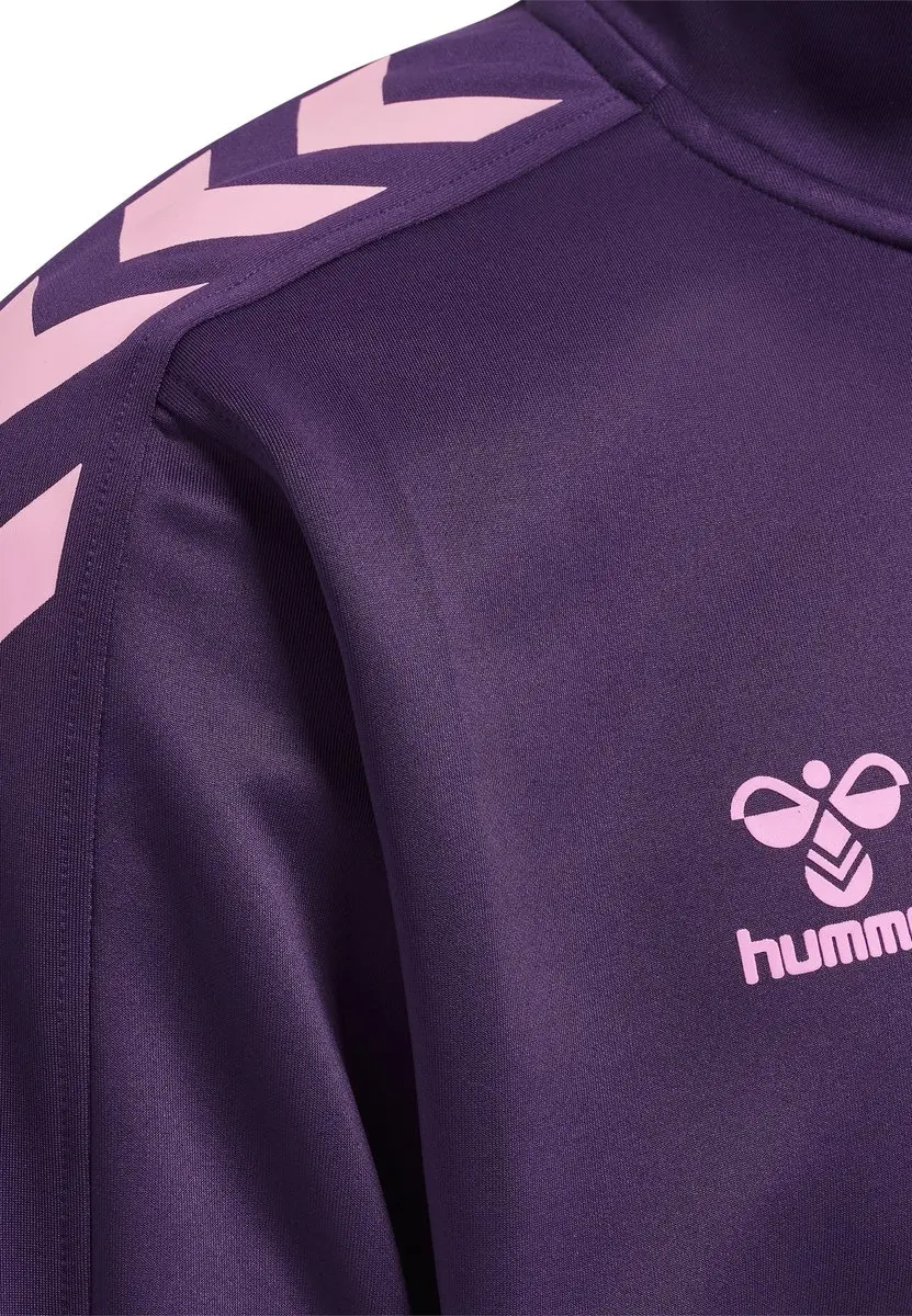 Hummel Hmlcore XK Half Zip Sweat - Acai - M - afbeelding 2 van 6
