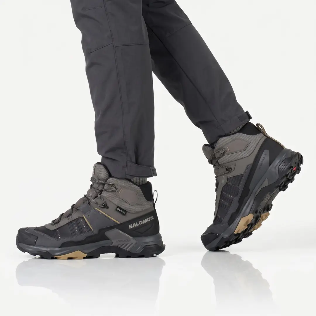 Salomon X ULTRA 5 Mid GTX Wandelschoenen - 46.5 - Grijs - afbeelding 6 van 6