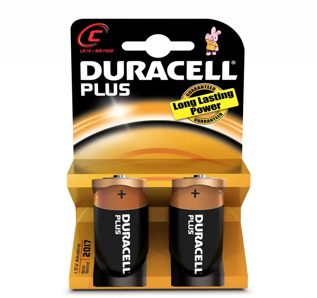 Duracell C Plus Alkaline 1.5V niet-oplaadbare batterij