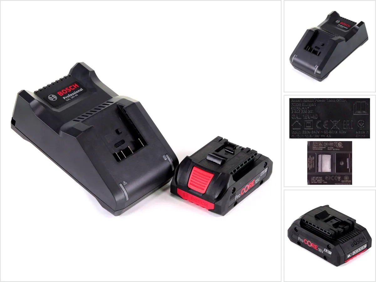 Bosch Professional Accu Starterset 18V ProCORE18V 4.0Ah - 1 Stuks