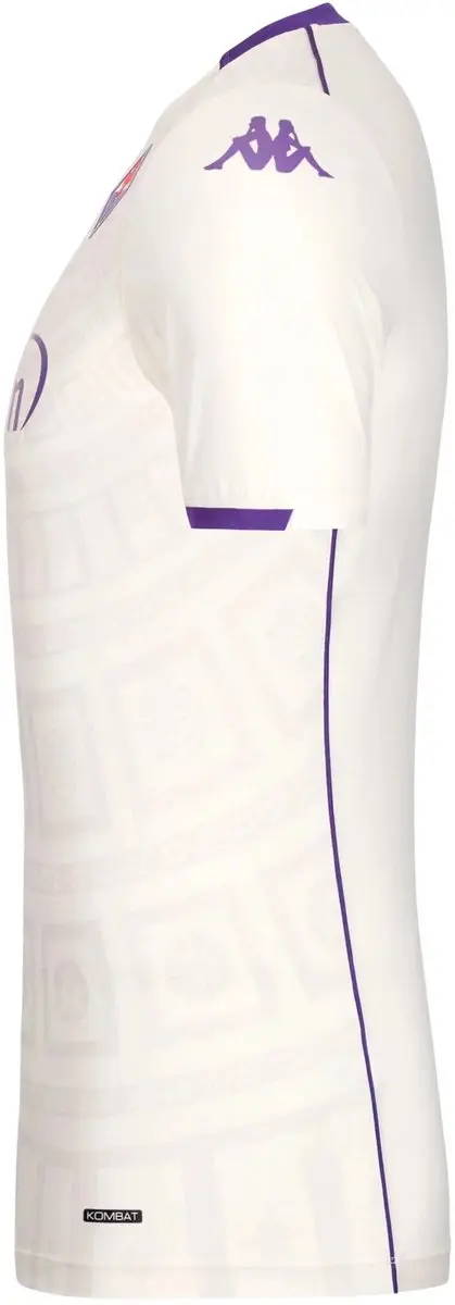 Kappa Fiorentina Uitshirt 2026 - Maat XL - Beige/Paars