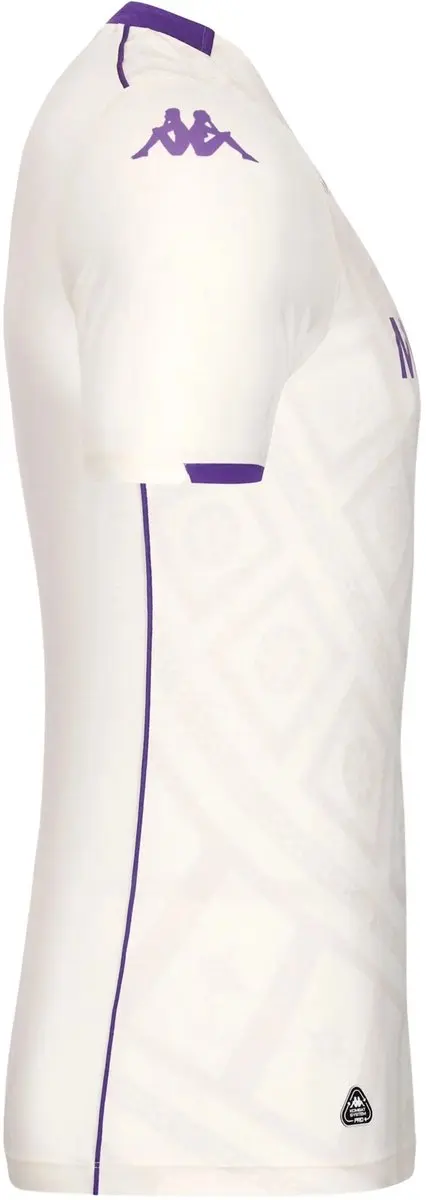 Kappa Fiorentina Uitshirt 2026 - Maat XL - Beige/Paars