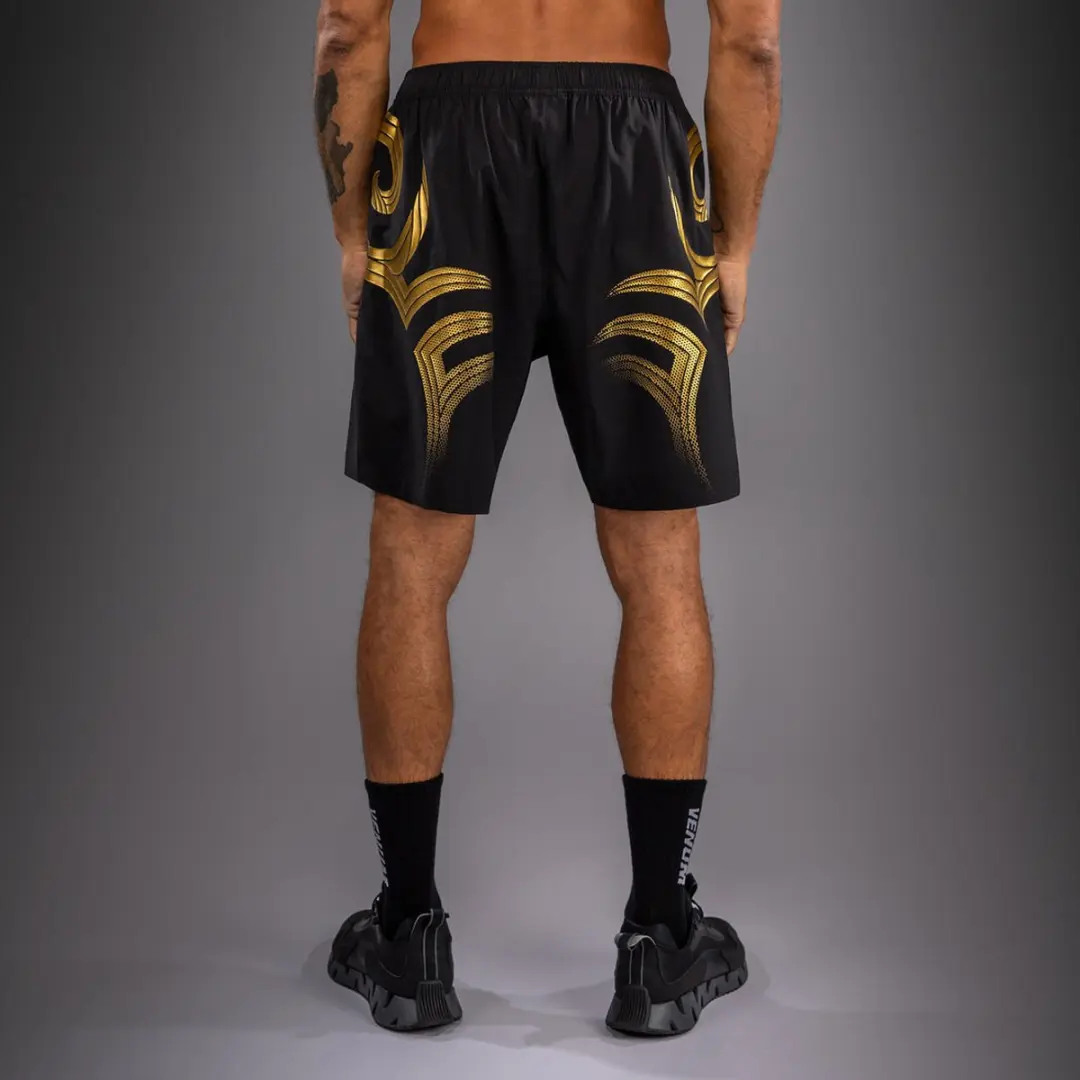Venum Mike Tyson Tiger Training Shorts XL - Zwart/Goud - afbeelding 4 van 6