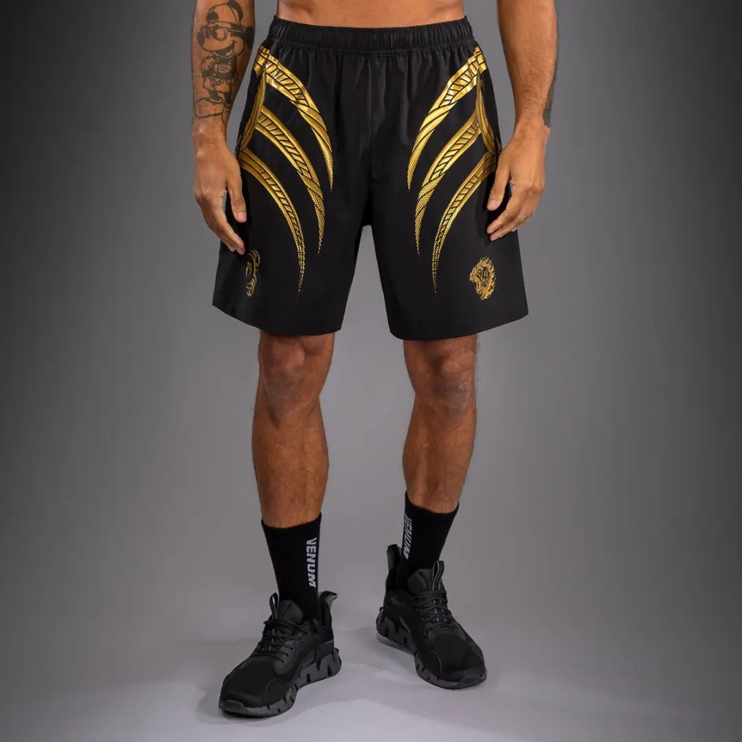 Venum Mike Tyson Tiger Training Shorts XL - Zwart/Goud - afbeelding 6 van 6