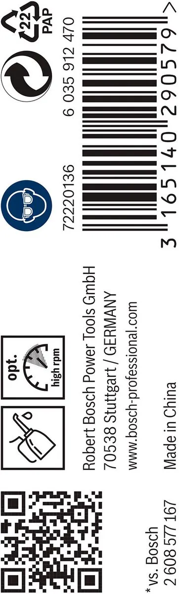 Bosch Professional ST. LINE 3.3mm HSS-G Boor - 10 Stuks