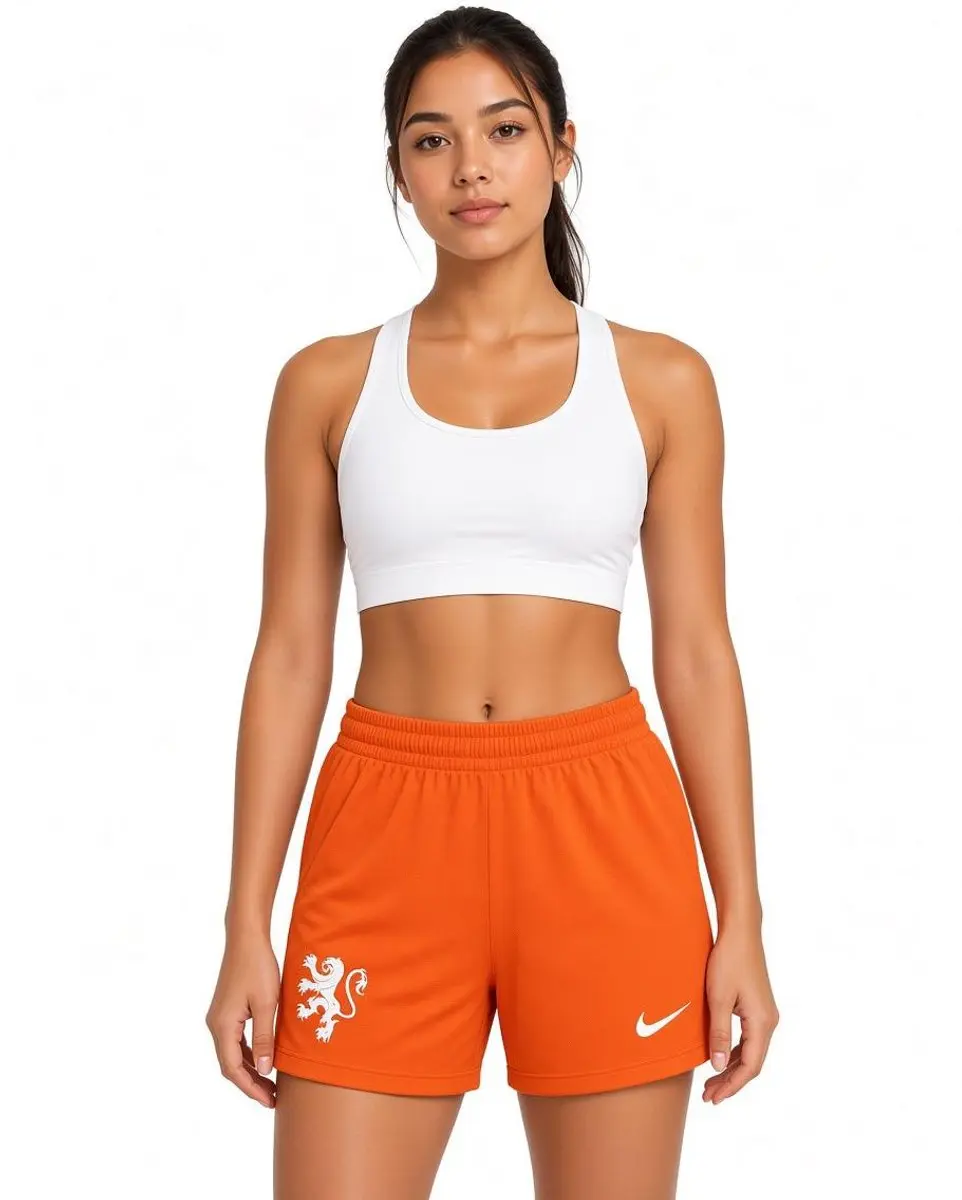 Nike Nederland OranjeLeeuwinnen Kortebroekje 2025-2027 Dames Maat L