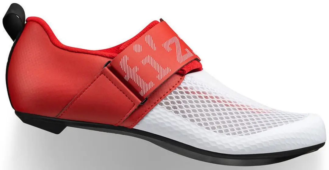 Fizik Transiro Hydra Triatlonschoen - 45 - Wit/Metallic Rood - afbeelding 2 van 6