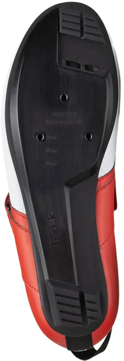 Fizik Transiro Hydra Triatlonschoen - 45 - Wit/Metallic Rood - afbeelding 3 van 6