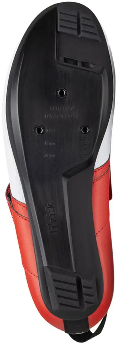 Fizik Transiro Hydra Triatlonschoen - 47 - Wit/Metallic Rood - afbeelding 3 van 6