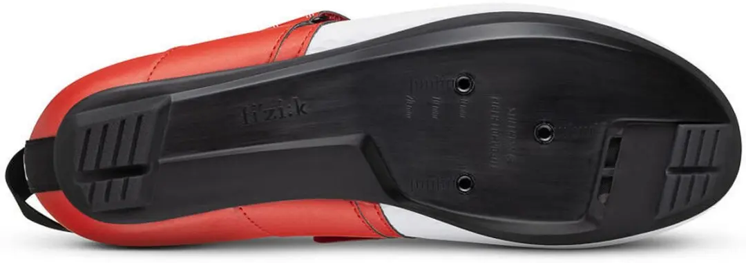 Fizik Transiro Hydra Triatlonschoen - 47 - Wit/Metallic Rood - afbeelding 5 van 6