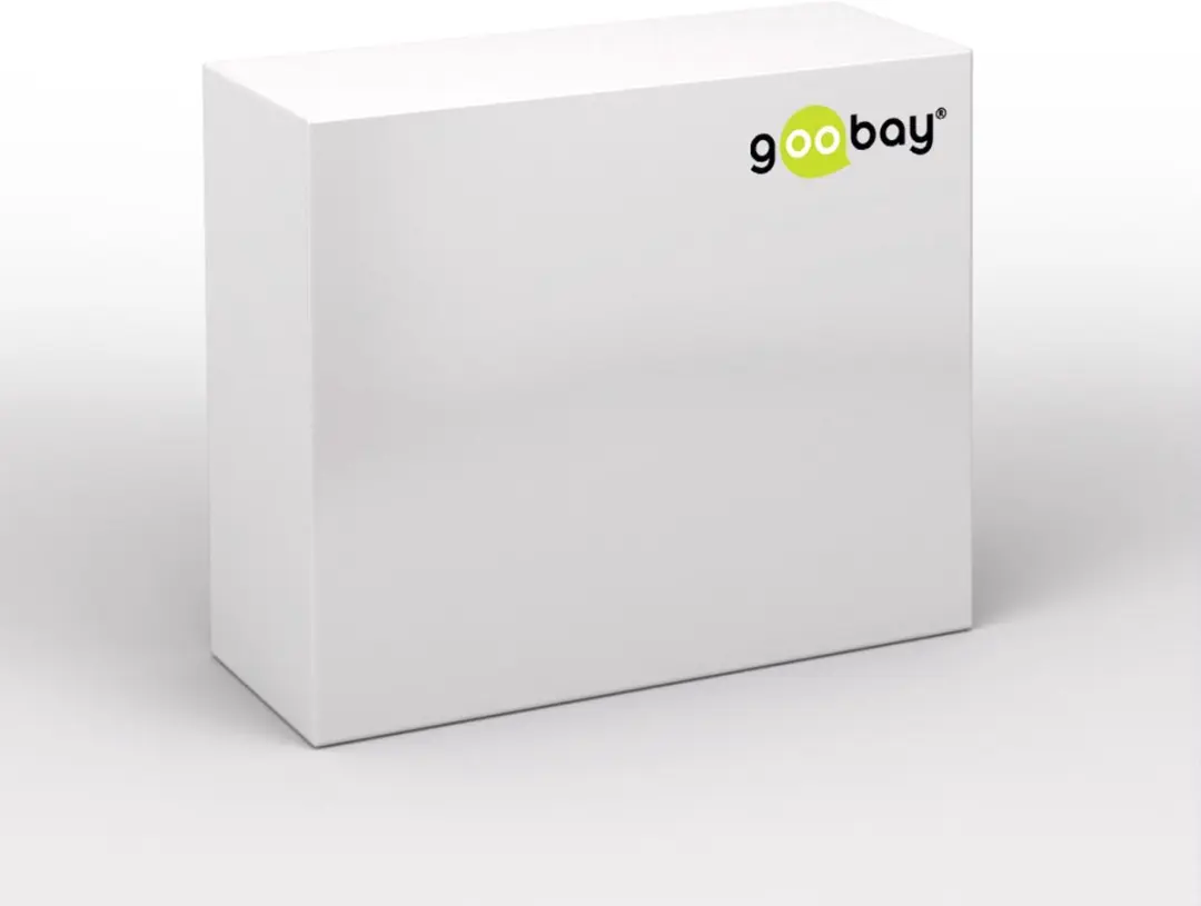Goobay Wandhouder 84mm voor Loeplampen - Zwart