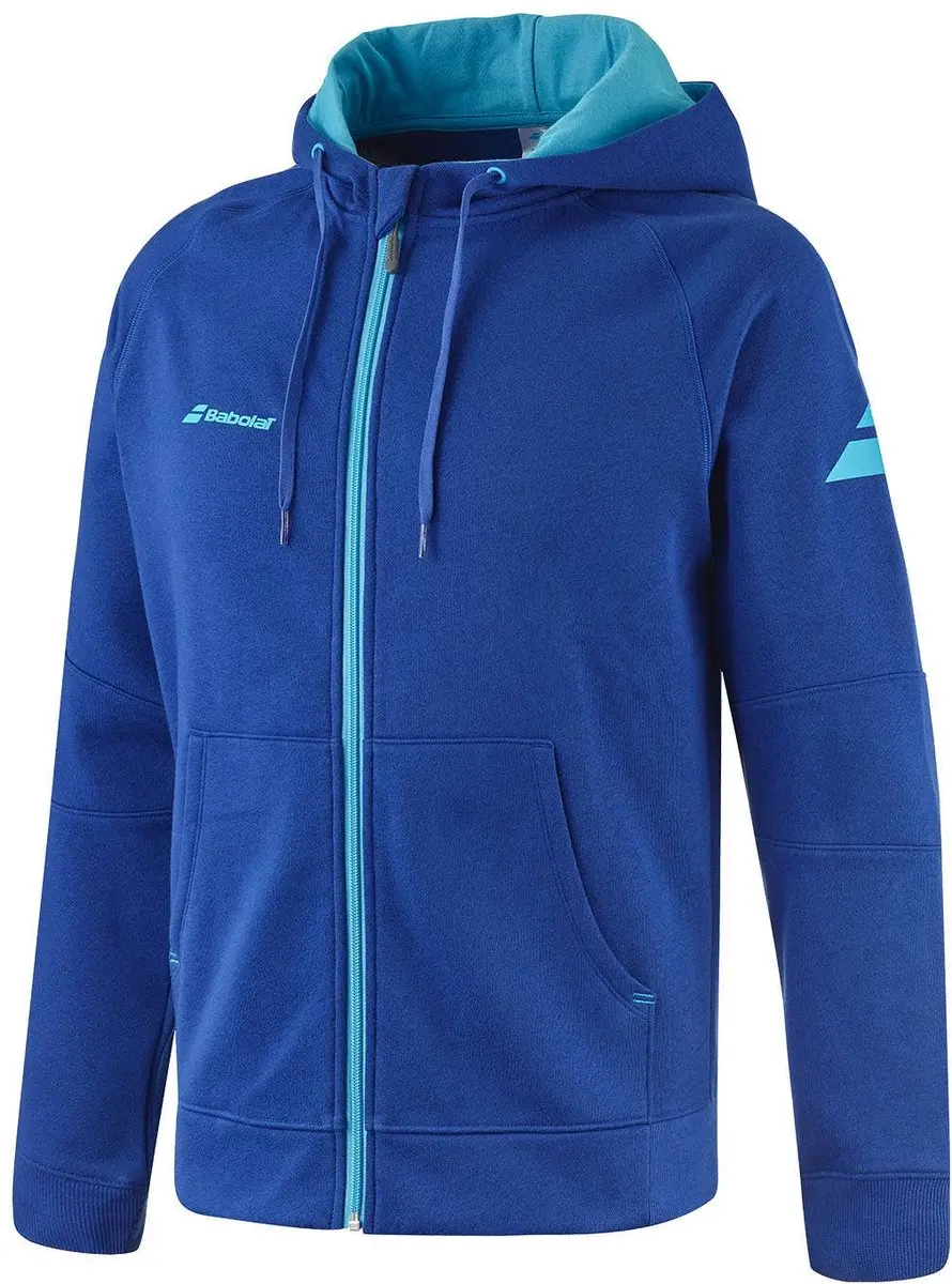 Babolat Exercise Hooded Jacket - L - Sodalite Blue - afbeelding 5 van 5
