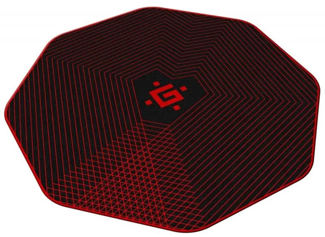 Defender TEKTA Gaming vloermat Zwart-Rood - afbeelding 2 van 5