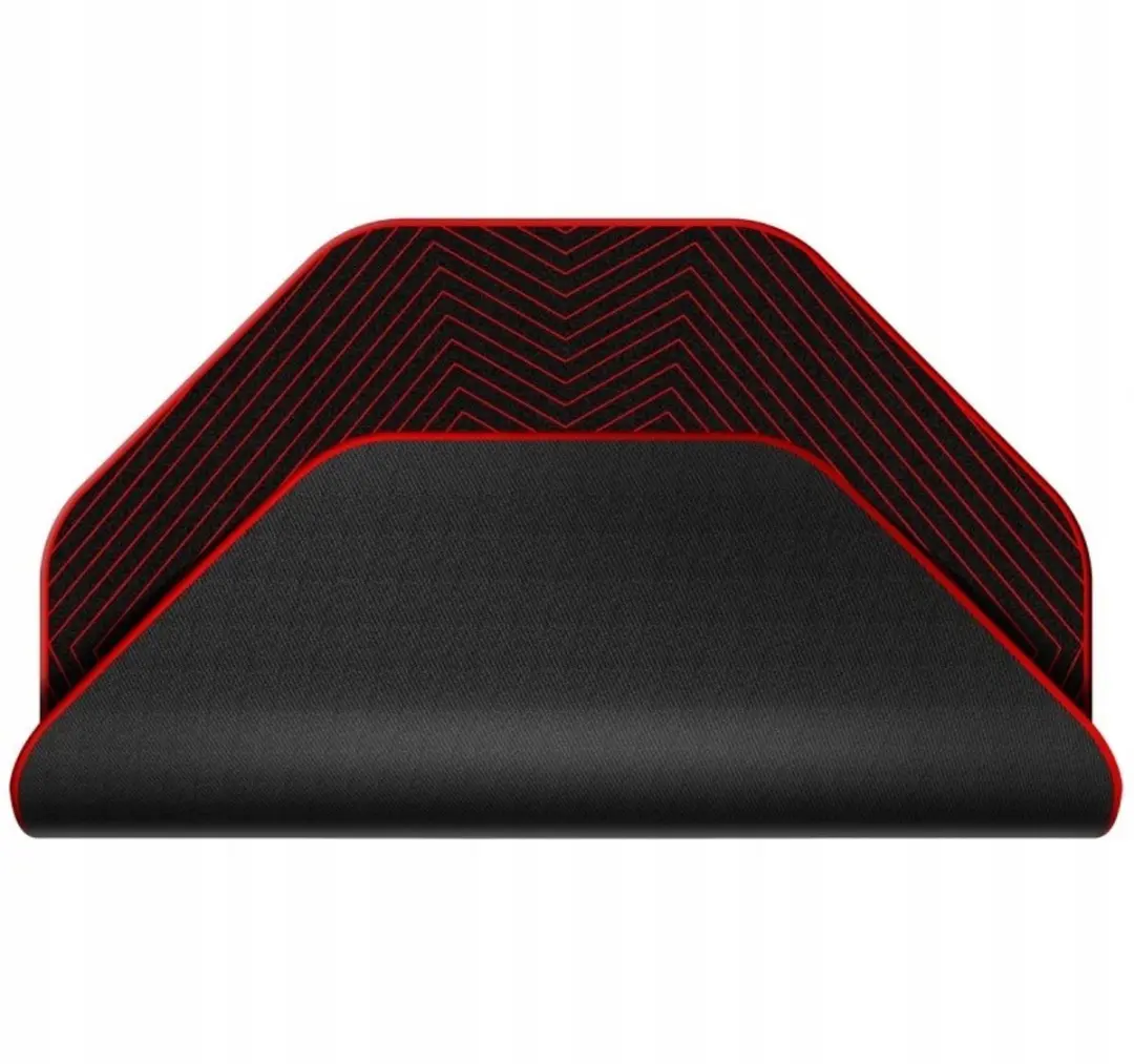 Defender TEKTA Gaming vloermat Zwart-Rood - afbeelding 3 van 5