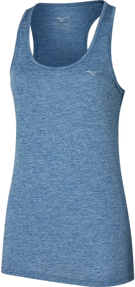 Mizuno Impulse Core Mouwloos T-shirt Blauw S Vrouw