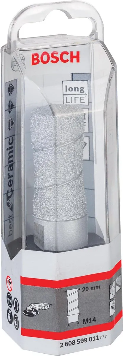 Bosch Professional Diamant Freesboor 20mm M14 - Steen