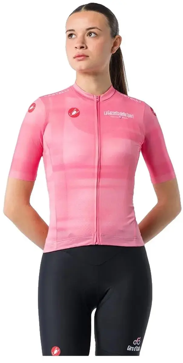 Castelli #giro109 Competizione 4 Korte Mouw Wielertrui Roze L Vrouw
