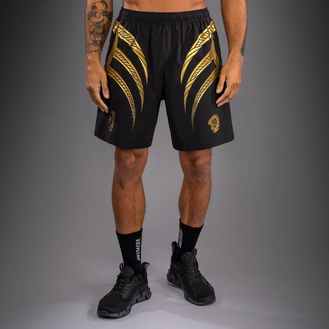 Venum Mike Tyson Tiger Training Shorts L - Zwart/Goud - afbeelding 6 van 6