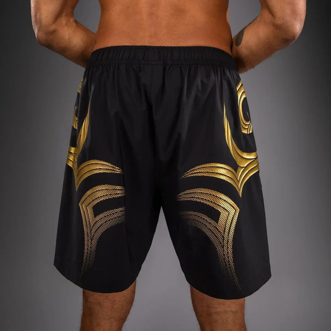Venum Mike Tyson Tiger Training Shorts L - Zwart/Goud - afbeelding 3 van 6