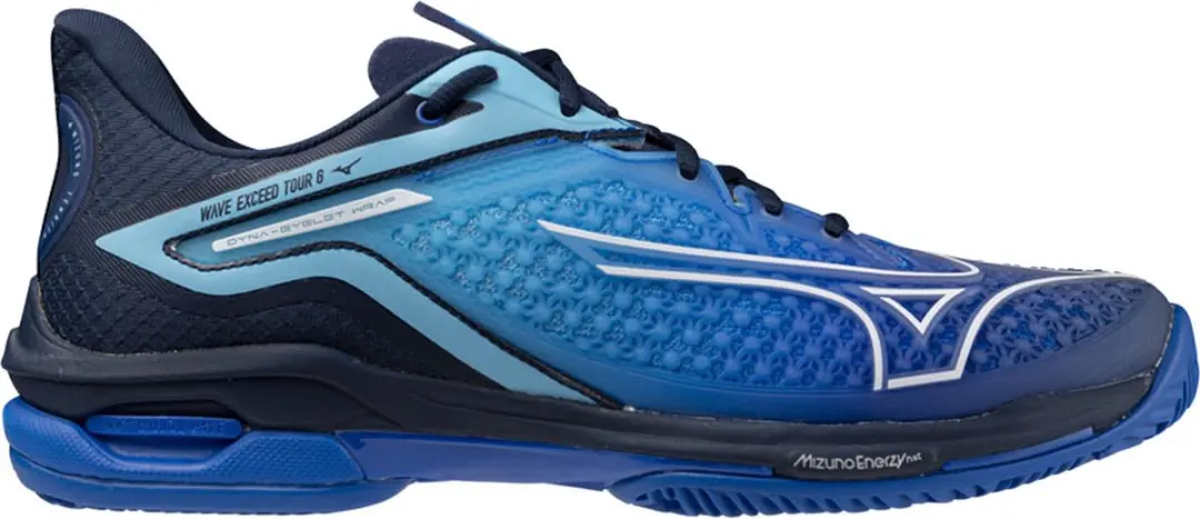 Mizuno Wave Exceed Tour 6 CC Tennisschoenen Padelschoenen Heren Blauw