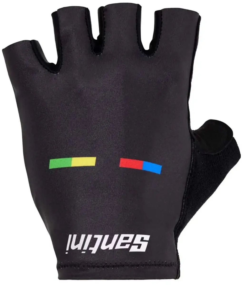 Santini UCI World Champion 2025 Korte Handschoenen