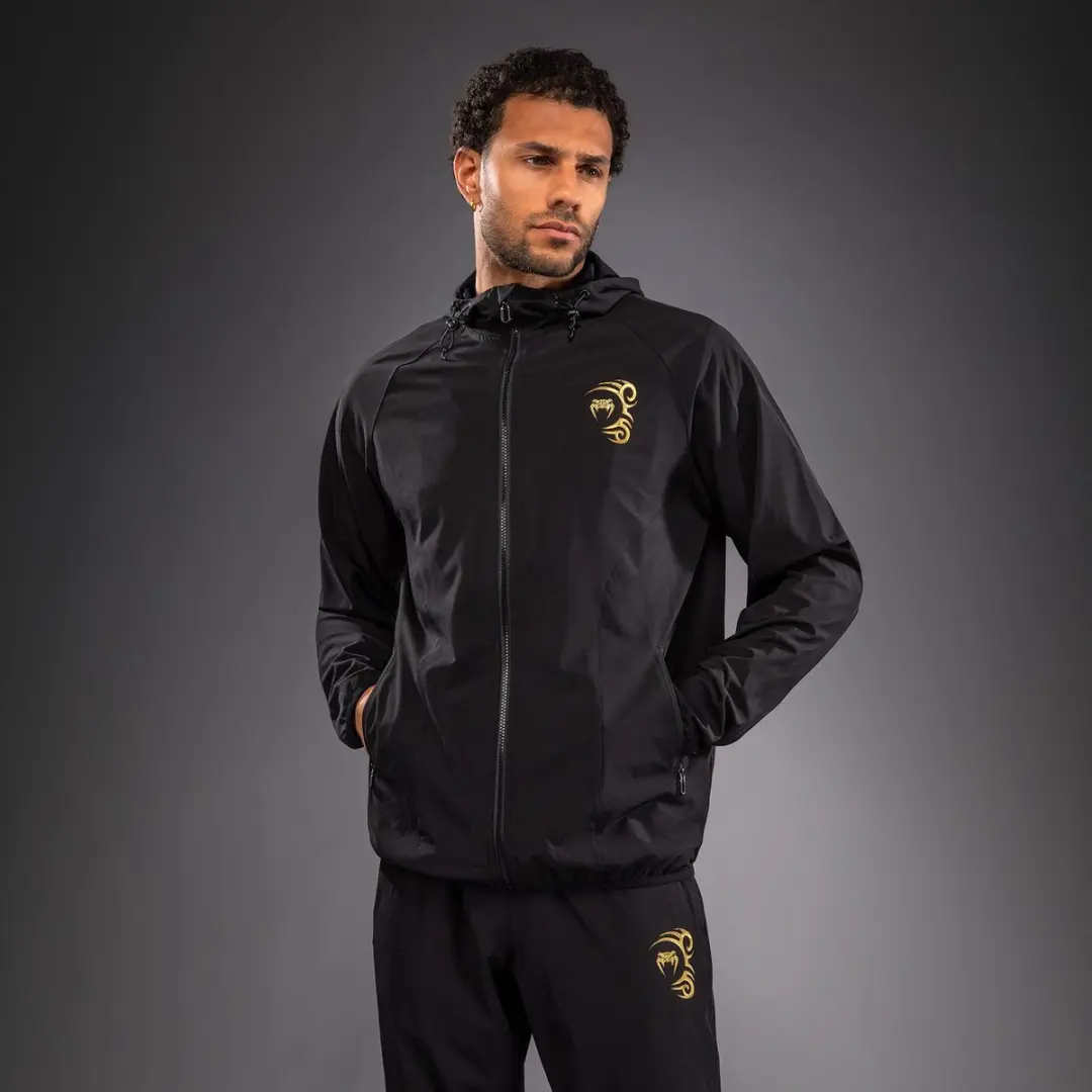 Venum Mike Tyson Tiger Track Jacket - Zwart/Goud XL - afbeelding 4 van 6