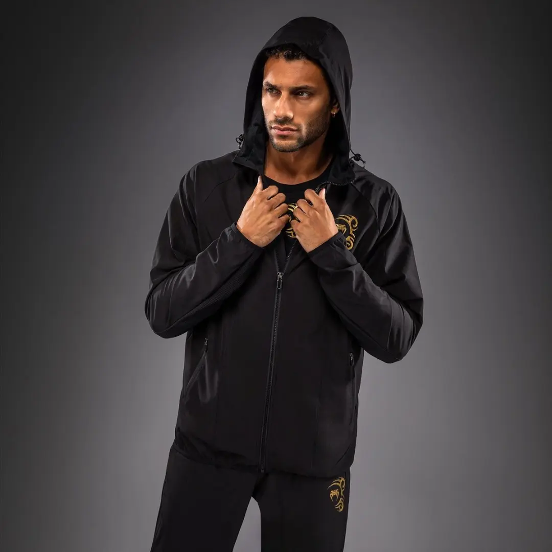 Venum x Mike Tyson Tiger Track Jacket - Zwart/Goud XXL - afbeelding 4 van 6