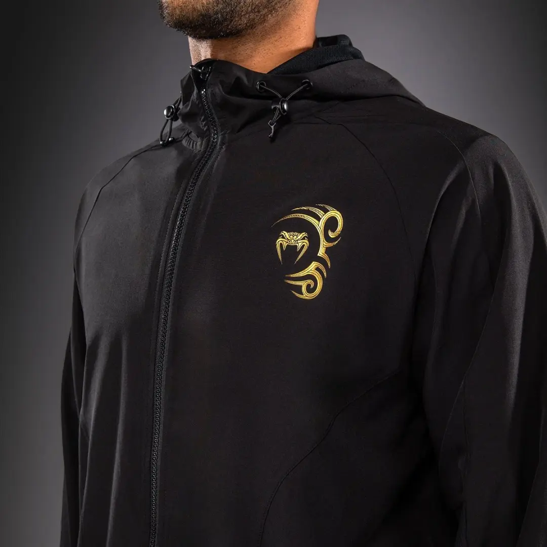 Venum x Mike Tyson Tiger Track Jacket - Zwart/Goud XXL - afbeelding 3 van 6