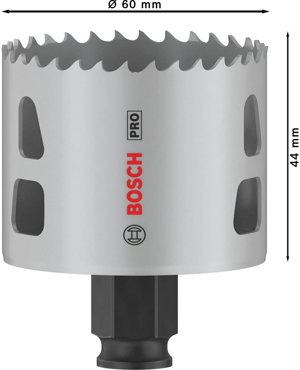 Bosch Professional Multi Materiaal PC Plus Gatenzaag 60mm - 8-delig