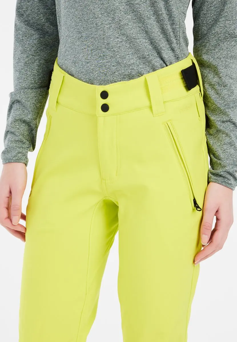 Protest Prtrelole Dames Softshell Skibroek - Waterkolom 10K - XS - Limone - afbeelding 6 van 6
