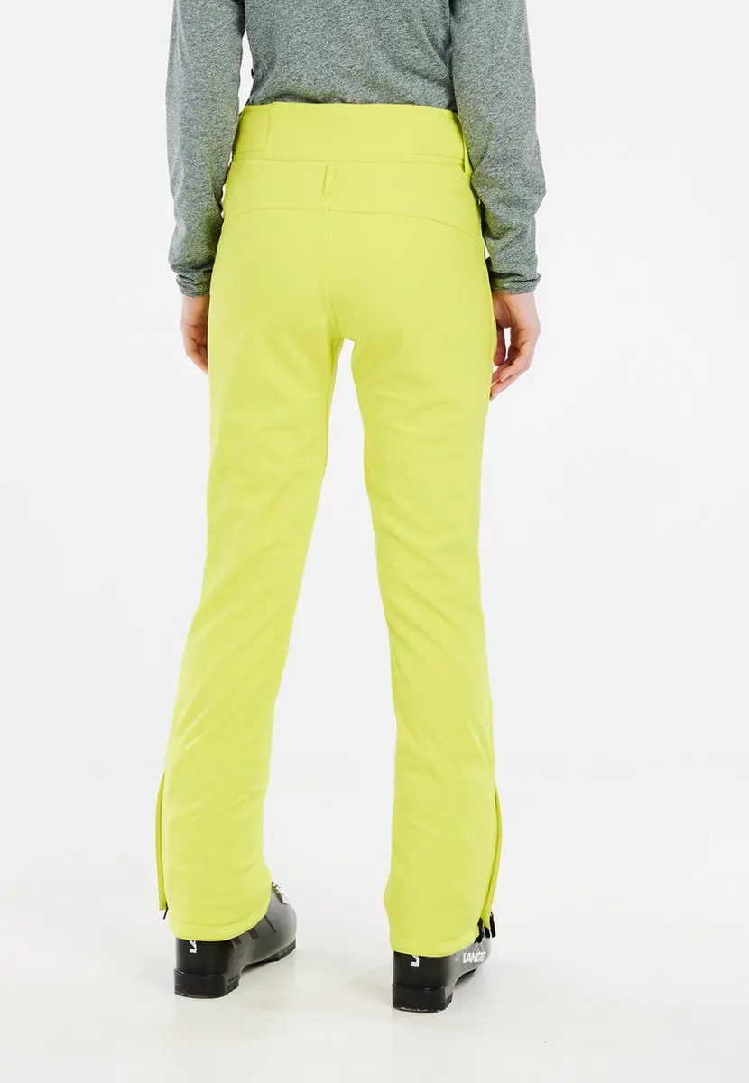 Protest Prtrelole Dames Softshell Skibroek - Waterkolom 10K - XS - Limone - afbeelding 2 van 6