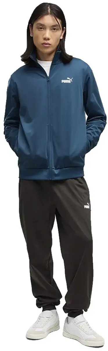 Puma Essential Nº1 Logo Poly Trainingspak Blauw,Zwart XL Man