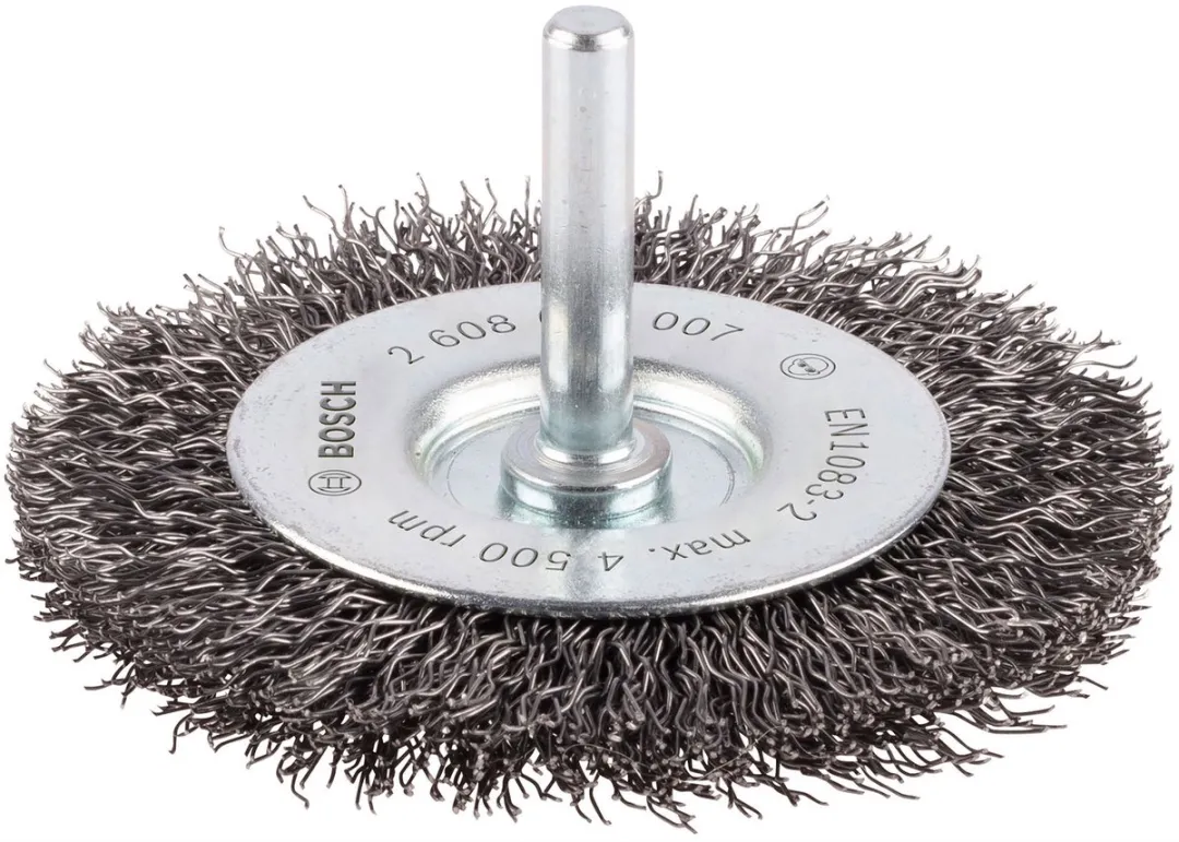 Bosch Professional 6mm Schijfborstel 75 Gegolfd Staal - Grijs