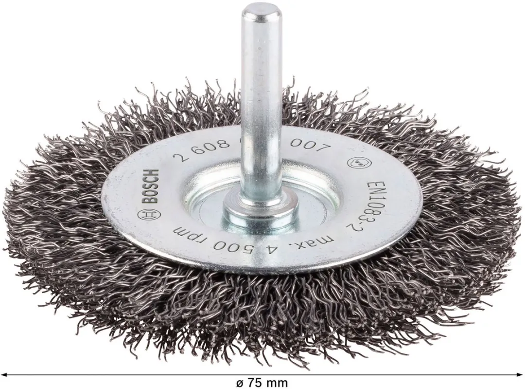 Bosch Professional 6mm Schijfborstel 75 Gegolfd Staal - Grijs - afbeelding 6 van 6