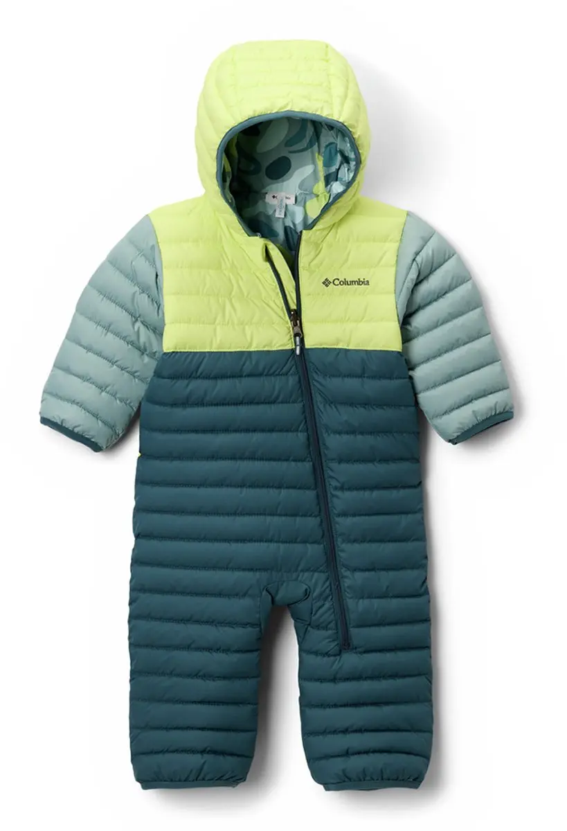 Columbia Powder Lite™ Ii Reversible Overall Groen 3-6 Months Kinderen